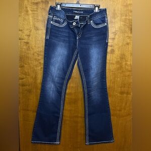 Maurices Dark Blue Boot Cut Jeans